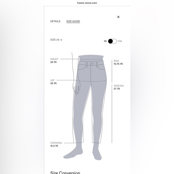 Frame Denim Gold Embellished Women's Jeans - Picture 9 of 11